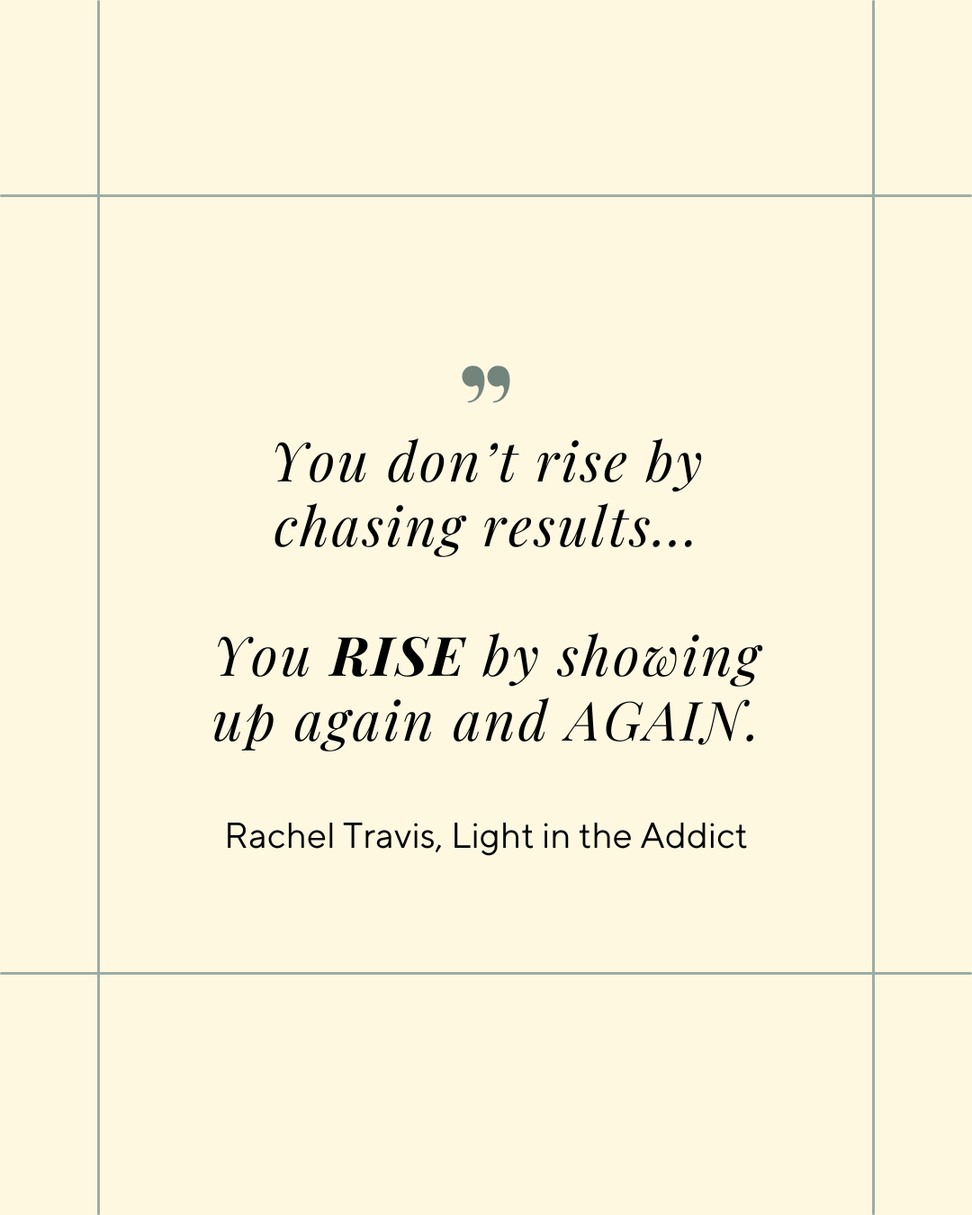 The Sacred Art of Showing Up