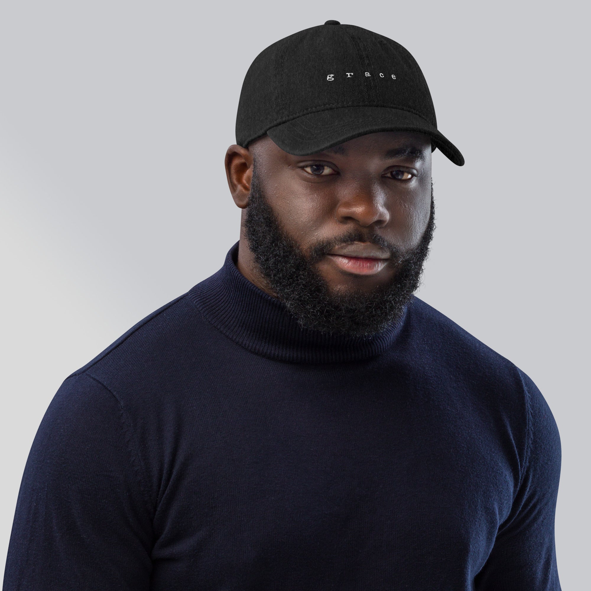 Minimalist Grace Denim Cap